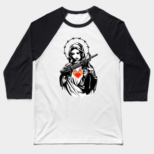 Our Lady of Perpetual Vengeance Baseball T-Shirt